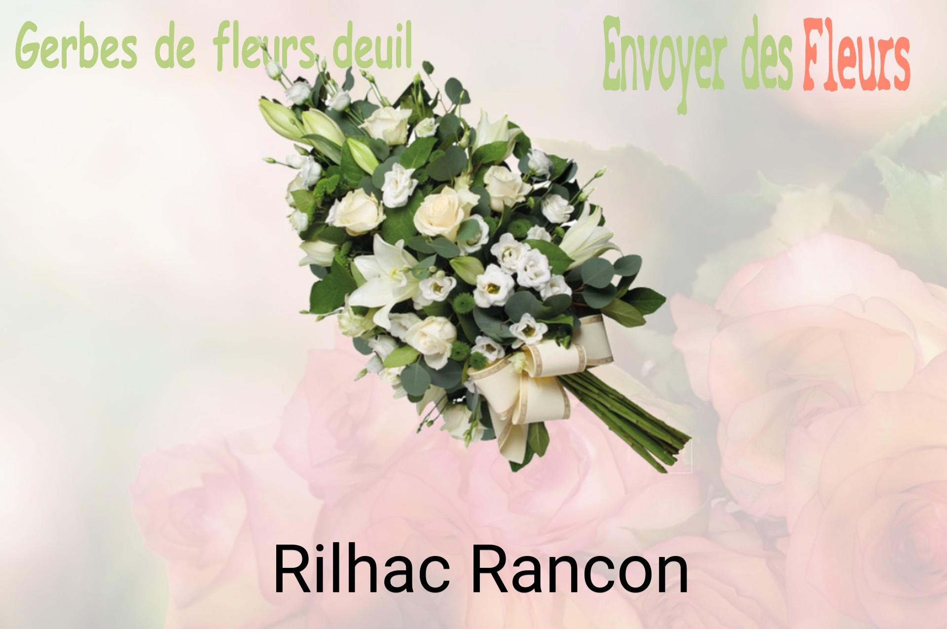Gerbe de fleurs de deuil livrée à Rilhac-Rancon